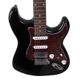 REDHILL STM300 BK - электрогитара, Стратокастер (Stratocaster), S-S-H, ольха/клен+палисандр, цвет че REDHILL STM300 BK - электрогитара, Стратокастер (Stratocaster), S-S-H, ольха/клен+палисандр, цвет че