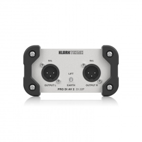 KLARK TEKNIK DI 22P - директ бокс пассивный, стерео. KLARK TEKNIK DI 22P - директ бокс пассивный, стерео.