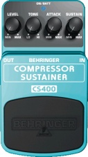 BEHRINGER CS400 - педаль эффектов (компрессор) для гитар, бас-гитар и клавиш