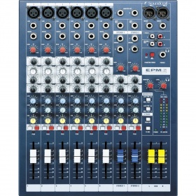 SOUNDCRAFT EPM6 - микш. пульт 6 моно, 2 стерео, 2 Aux, фейдеры 60мм. Возможен монтаж в рэк, крепле SOUNDCRAFT EPM6 - микш. пульт 6 моно, 2 стерео, 2 Aux, фейдеры 60мм. Возможен монтаж в рэк, крепле