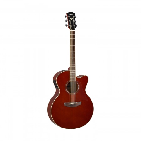 YAMAHA CPX600 RB - акустическая гитара со звукоснимателем, цвет коричневый