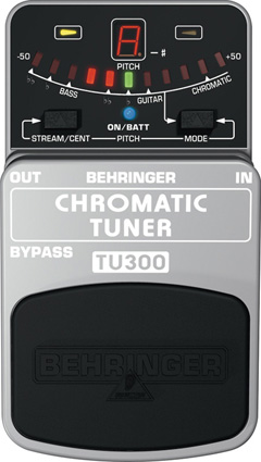 BEHRINGER TU300 - высокоточный тюнер для гитары / баса