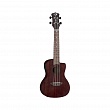LUNA UKE VMC CE RDS - укулеле концертное, с подключением,тюнер,цвет 'Красный атлас'