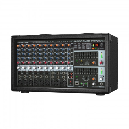 BEHRINGER PMP2000D - микшер-усилит, 2x500 Вт на 8 Ом (2 x 1000 Вт на 4 Ом),14 каналов BEHRINGER PMP2000D - микшер-усилит, 2x500 Вт на 8 Ом (2 x 1000 Вт на 4 Ом),14 каналов