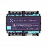 NICOLAUDIE ARCHITECTURAL DINA-DR2 LITE - DMX-интерфейс, 3х DMX512, 5 зон, 99 сцен, USB-C, RDM, SD-с