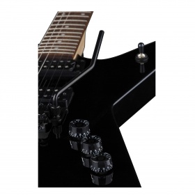 DEAN MLXF CBK - электрогитара типа «стелс»,22 лада,24 3/4,HH,1V+1T,floyd rose, цвет черный DEAN MLXF CBK - электрогитара типа «стелс»,22 лада,24 3/4,HH,1V+1T,floyd rose, цвет черный