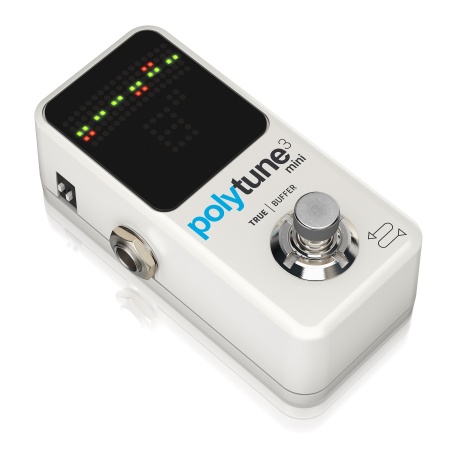 TC ELECTRONIC POLYTUNE 3 MINI - хроматический тюнер с полифоническим режимом и отключаемым буфером TC ELECTRONIC POLYTUNE 3 MINI - хроматический тюнер с полифоническим режимом и отключаемым буфером
