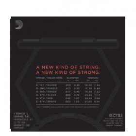 D'ADDARIO NYXL1052 - струны для электрогитары, никель, 10-52 D'ADDARIO NYXL1052 - струны для электрогитары, никель, 10-52