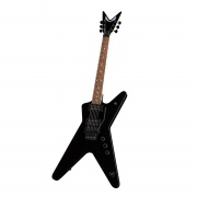 DEAN MLXF CBK - электрогитара типа «стелс»,22 лада,24 3/4,HH,1V+1T,floyd rose, цвет черный