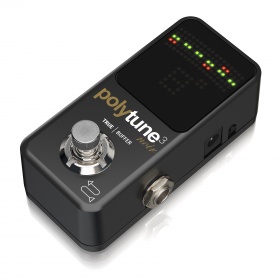 TC ELECTRONIC POLYTUNE 3 NOIR - хроматический тюнер с полиф. режимом и отключаемым буфером TC ELECTRONIC POLYTUNE 3 NOIR - хроматический тюнер с полиф. режимом и отключаемым буфером