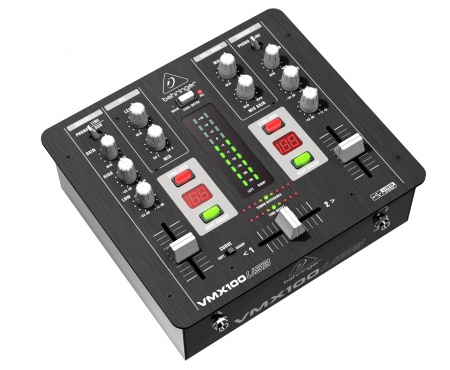 BEHRINGER VMX100USB - микшер для DJ, 2-канальный,Встроенный USB-интерфейс, МАС, РС BEHRINGER VMX100USB - микшер для DJ, 2-канальный,Встроенный USB-интерфейс, МАС, РС