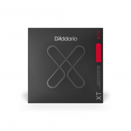D'ADDARIO XTAPB1356 - струны для акустической гитары, фосфор/бронза,13-56, с покрытием D'ADDARIO XTAPB1356 - струны для акустической гитары, фосфор/бронза,13-56, с покрытием