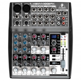 BEHRINGER 1002FX - микшер,2 микр. предусил.,8 линейных входов,24-битный эффект-процессор BEHRINGER 1002FX - микшер,2 микр. предусил.,8 линейных входов,24-битный эффект-процессор