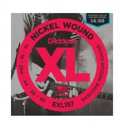 D'ADDARIO EXL157 - струны для электрогитары, никель, Baritone Medium, 14-68