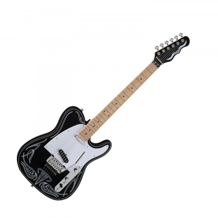 DEAN TGS NV BKS - электрогитара типа 'telecast', 22 лада 25 1/2' ,SS , Floyd Rose, цв. черный DEAN TGS NV BKS - электрогитара типа 'telecast', 22 лада 25 1/2' ,SS , Floyd Rose, цв. черный