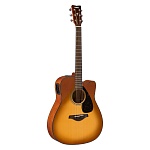 YAMAHA FGX800C SB - электроакустическая гитара с вырезом, цвет песочный санбёрст