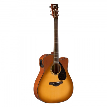 YAMAHA FGX800C SB - электроакустическая гитара с вырезом, цвет песочный санбёрст YAMAHA FGX800C SB - электроакустическая гитара с вырезом, цвет песочный санбёрст