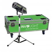 INVOLIGHT LEDFS350 - светодиодный прожектор следящего света в кейсе, 350 Вт, DMX512, 6 цветов + CTO