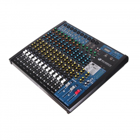 INVOTONE MiX .1622CFX - микшерный пульт, 12 микрофонных входов, 4стерео входа, FX процессор, MP3 пле