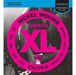 D'ADDARIO EXL170-5 - струны для БАС-гитары, 5 струн, soft long, 045-130