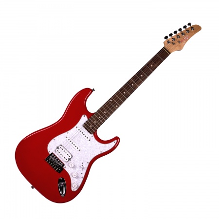 REDHILL STM200 RD - электрогитара, Стратокастер (Stratocaster), S-S-H, тополь/клен, цвет красный REDHILL STM200 RD - электрогитара, Стратокастер (Stratocaster), S-S-H, тополь/клен, цвет красный