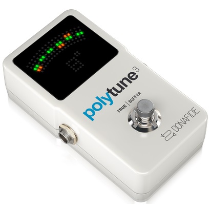 TC ELECTRONIC POLYTUNE 3 - хроматический тюнер с полифоническим режимом и отключаемым буфером TC ELECTRONIC POLYTUNE 3 - хроматический тюнер с полифоническим режимом и отключаемым буфером