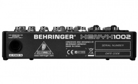 BEHRINGER 1002 - микшер,2 микр. предусил.,8 линейных входа, эквалайзер BEHRINGER 1002 - микшер,2 микр. предусил.,8 линейных входа, эквалайзер
