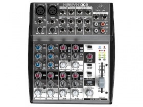 BEHRINGER 1002 - микшер,2 микр. предусил.,8 линейных входа, эквалайзер BEHRINGER 1002 - микшер,2 микр. предусил.,8 линейных входа, эквалайзер