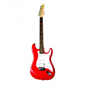 REDHILL STM200 RD - электрогитара, Стратокастер (Stratocaster), S-S-H, тополь/клен, цвет красный REDHILL STM200 RD - электрогитара, Стратокастер (Stratocaster), S-S-H, тополь/клен, цвет красный