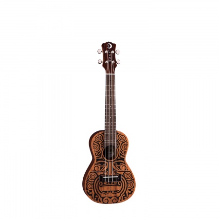 LUNA UKE TRIBAL CONCERT - укулеле, концертное, узор 'Гавайский племенной орнамент' LUNA UKE TRIBAL CONCERT - укулеле, концертное, узор 'Гавайский племенной орнамент'