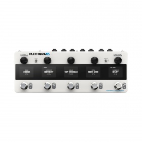 TC ELECTRONIC PLETHORA X5 - цифровой гитарный процессор эффектов, 5 футсвитчей, функция TonePrint TC ELECTRONIC PLETHORA X5 - цифровой гитарный процессор эффектов, 5 футсвитчей, функция TonePrint