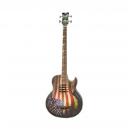 DEAN MAKO GLORY - электроакустическая гитара, 25 1/4, EQ, тюнер, графика американский флаг
