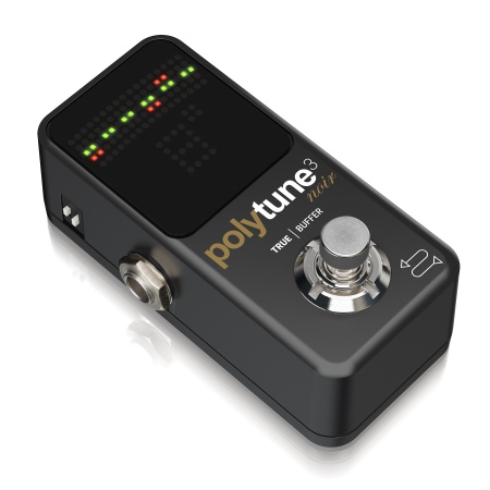 TC ELECTRONIC POLYTUNE 3 NOIR - хроматический тюнер с полиф. режимом и отключаемым буфером TC ELECTRONIC POLYTUNE 3 NOIR - хроматический тюнер с полиф. режимом и отключаемым буфером