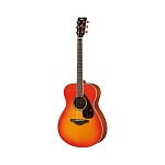 YAMAHA FS820 AB - акустическая гитара, корпус компакт, верхняя дека массив ели, цвет оранжевый санбё