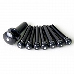PLANET WAVES PWPS10 - набор: держатель струны для акустических гитар (7 шт) + держатель для ремня, ц