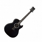 DEAN EX BKS - электроакустическая гитара, EQ, тюнер, красное дерево, цвет черный