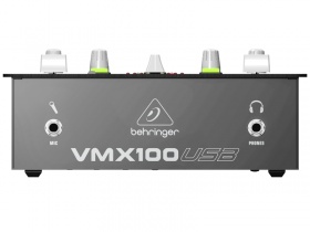 BEHRINGER VMX100USB - микшер для DJ, 2-канальный,Встроенный USB-интерфейс, МАС, РС BEHRINGER VMX100USB - микшер для DJ, 2-канальный,Встроенный USB-интерфейс, МАС, РС