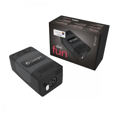 DASLIGHT DVC FUN - DMX интерфейс, 128 DMX каналов, USB type C DASLIGHT DVC FUN - DMX интерфейс, 128 DMX каналов, USB type C