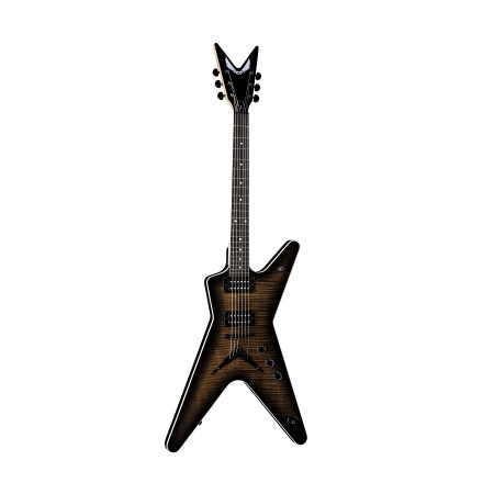 DEAN MLX FM CHB - эл.гитара типа «стелс»,22 лада,24 3/4,HH,2V+1T,tune-o-matic, цвет древесный уголь