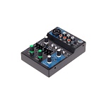 INVOTONE MiX .3BT - микшерный пульт, 1 микрофонный вход, стереопара RCA, двухполосный эквалайзер