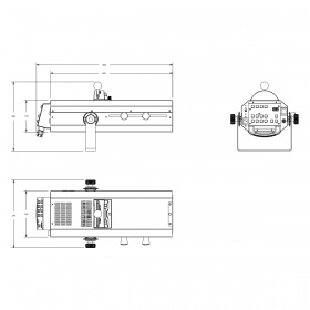 INVOLIGHT LEDFS75 - светодиодный прожектор следящего света, 75 Вт (Luminus Devices), DMX-512 INVOLIGHT LEDFS75 - светодиодный прожектор следящего света, 75 Вт (Luminus Devices), DMX-512