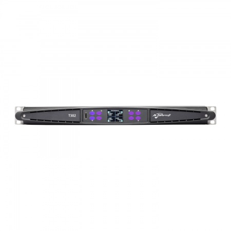 POWERSOFT T302 - двухканальный усилитель мощности, 1200 Вт на 8Ом, 1500 Вт на 4Ома, 1500 Вт на 2Ома