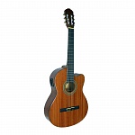 SAMICK CNG-1CE N - классическая гитара 4/4 с подключением, корпус cutaway, махагон, цвет натуральный