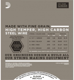 D'ADDARIO ENR70 - струны для БАС-гитары, Nickel/Long, 40-95 D'ADDARIO ENR70 - струны для БАС-гитары, Nickel/Long, 40-95