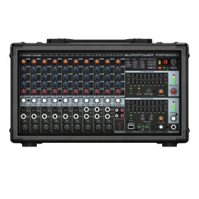 BEHRINGER PMP2000D - микшер-усилит, 2x500 Вт на 8 Ом (2 x 1000 Вт на 4 Ом),14 каналов BEHRINGER PMP2000D - микшер-усилит, 2x500 Вт на 8 Ом (2 x 1000 Вт на 4 Ом),14 каналов