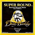 DEAN MARKLEY 2636 SuperRound Bass - струны для БАС-гитары (нержав, заморозка) толщина 50-105