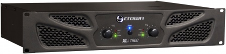 CROWN XLi1500 - двухканальный усилитель мощности, 2х450 Вт/4 Ом, 2х330 Вт/8 Ом , Мост: 900 Вт/8 Ом CROWN XLi1500 - двухканальный усилитель мощности, 2х450 Вт/4 Ом, 2х330 Вт/8 Ом , Мост: 900 Вт/8 Ом