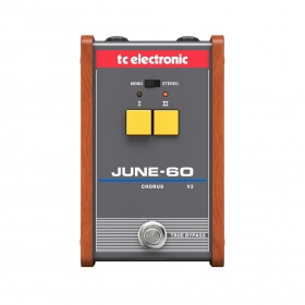 TC ELECTRONIC JUNE-60 V2 - полностью аналоговый стерео хорус для гитар, баса, клавиш TC ELECTRONIC JUNE-60 V2 - полностью аналоговый стерео хорус для гитар, баса, клавиш