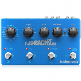 TC ELECTRONIC FLASHBACK 2 X4 DELAY - гитарная педаль эффекта задержки,с функцией TonePrint и лупером TC ELECTRONIC FLASHBACK 2 X4 DELAY - гитарная педаль эффекта задержки,с функцией TonePrint и лупером