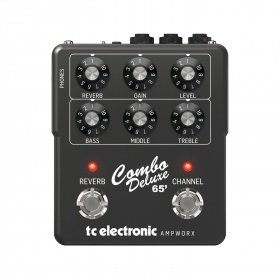 TC ELECTRONIC COMBO DELUXE 65' PREAMP - двухканальный преамп c ревером и эквалайзером, винтажная сер TC ELECTRONIC COMBO DELUXE 65' PREAMP - двухканальный преамп c ревером и эквалайзером, винтажная сер